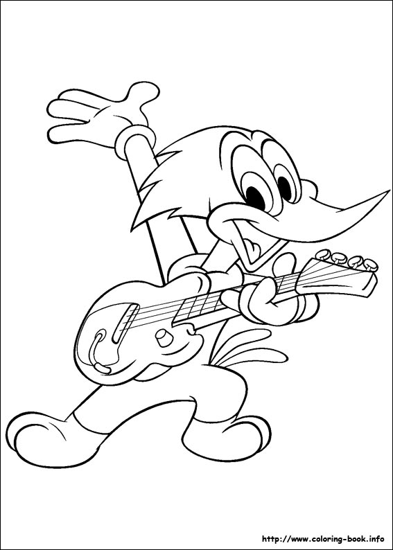 Woody Woodpecker kolorowanki